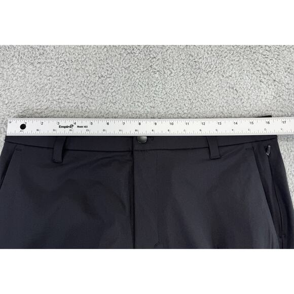 Lululemon Black Commission Classic Fit Warpstreme Stretch Pants Men’s Sz 32x32.5 - Picture 10 of 15